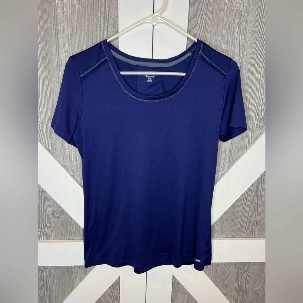 D12.7 C9 by Champion Purple/Deep Blue Tee Medium M